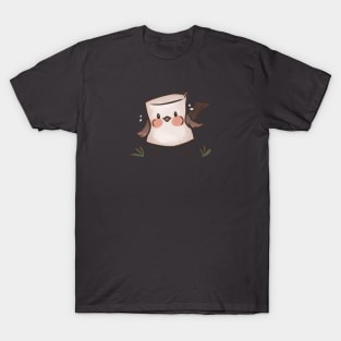 Marshmallow Bird (textless) T-Shirt